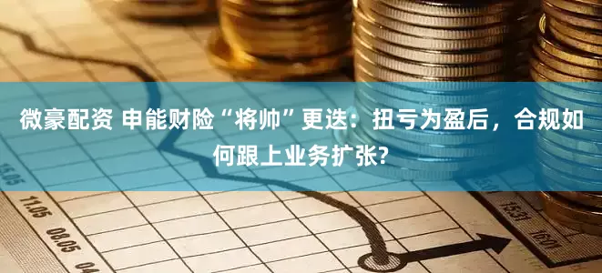 微豪配资 申能财险“将帅”更迭：扭亏为盈后，合规如何跟上业务扩张?